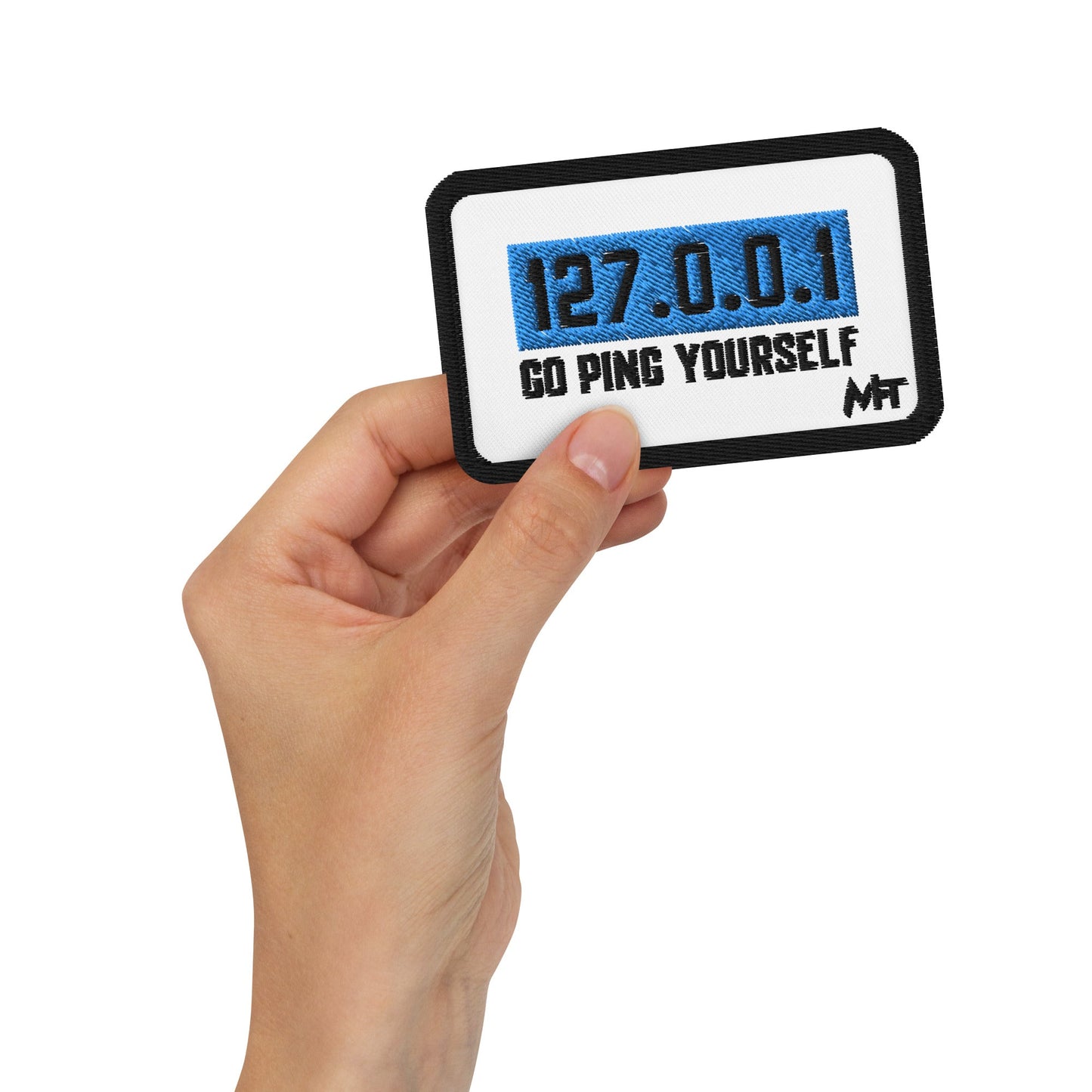 Go ping yourself - Embroidered patches by DarkByteGear