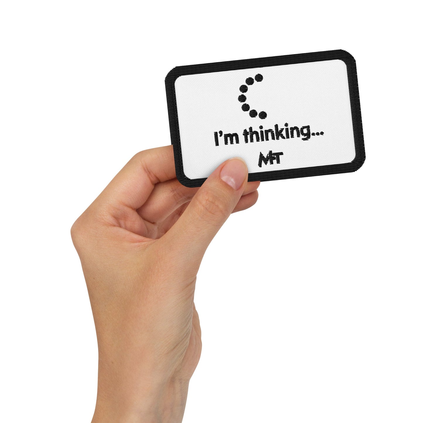 Im thinking - Embroidered patches by DarkByteGear