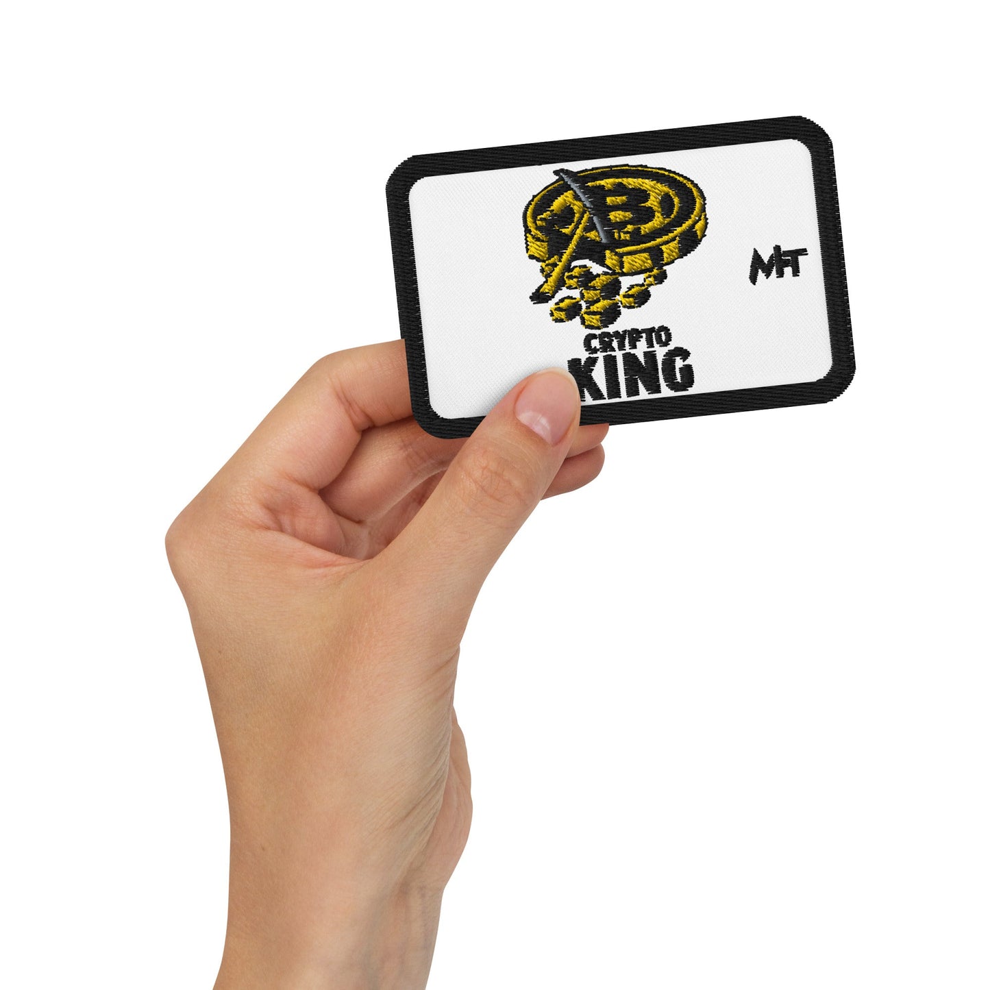 Crypto King - Embroidered patches by DarkByteGear