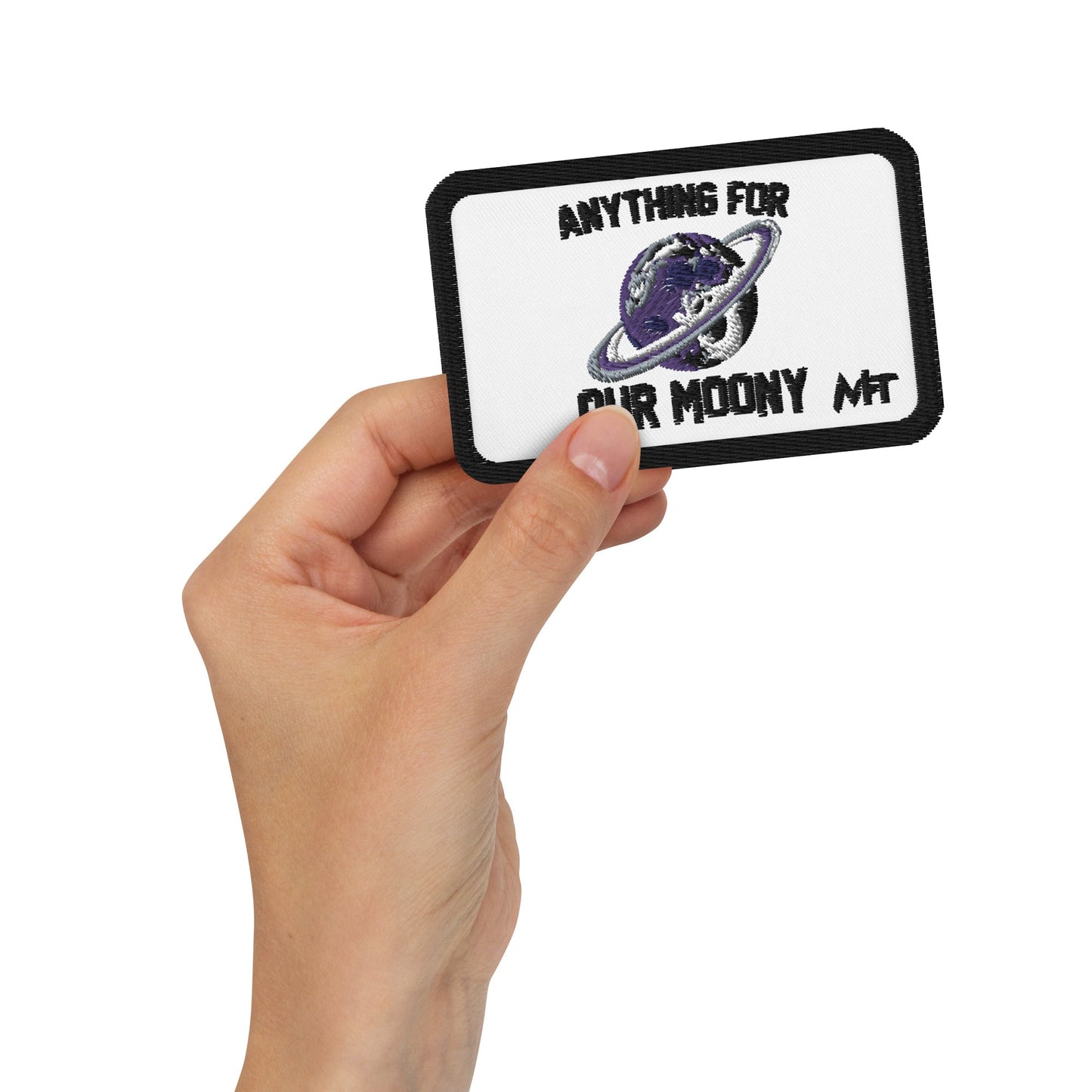 Anything for our moony - Embroidered patches by DarkByteGear