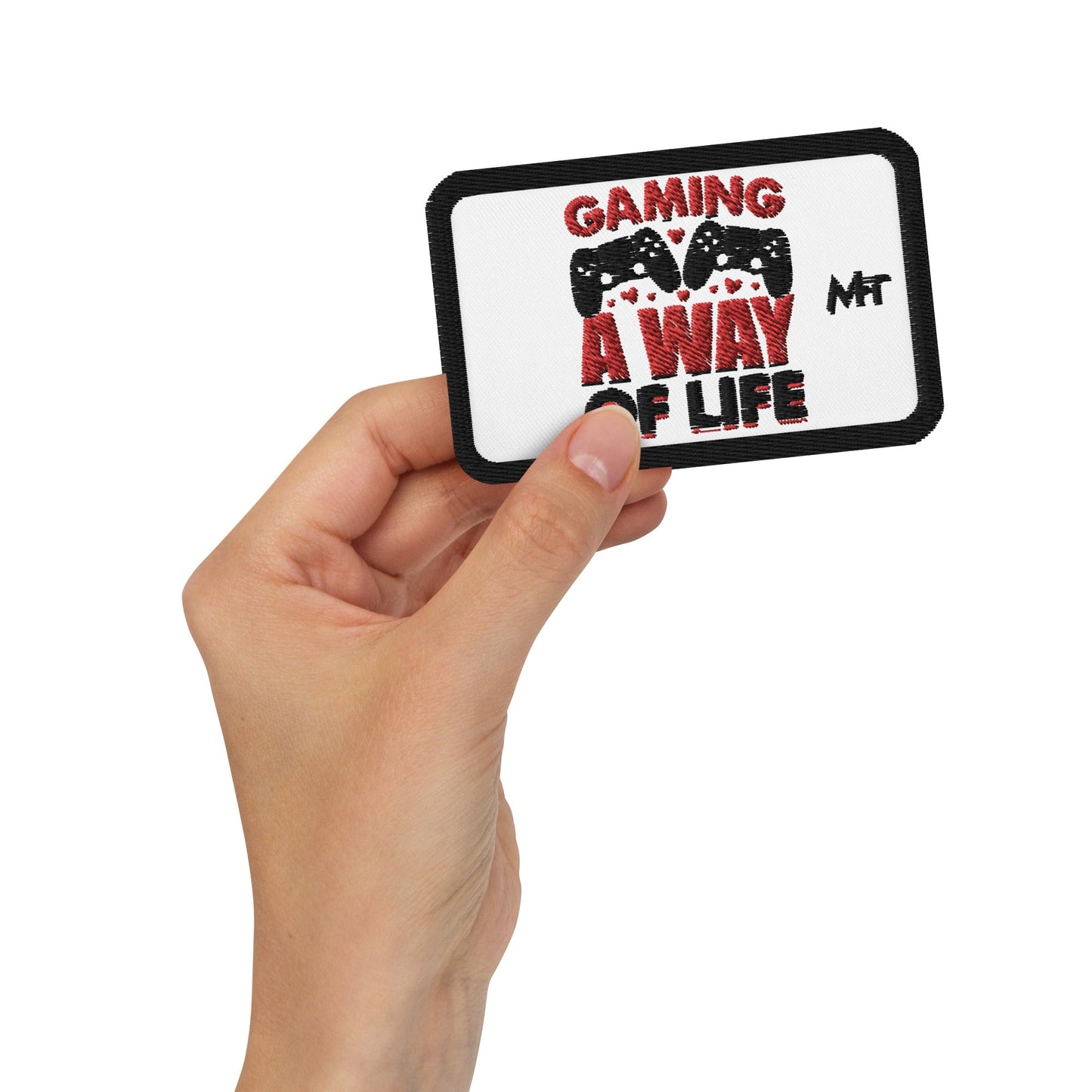 Gaming is a way of life - Embroidered patches by DarkByteGear
