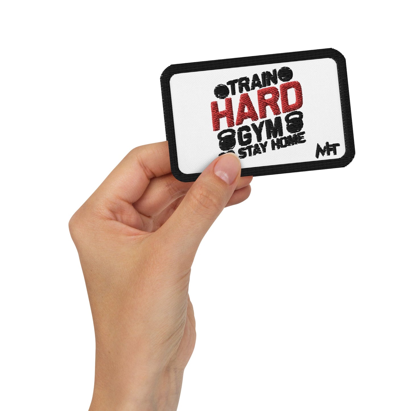Train Hard - Embroidered patches by DarkByteGear