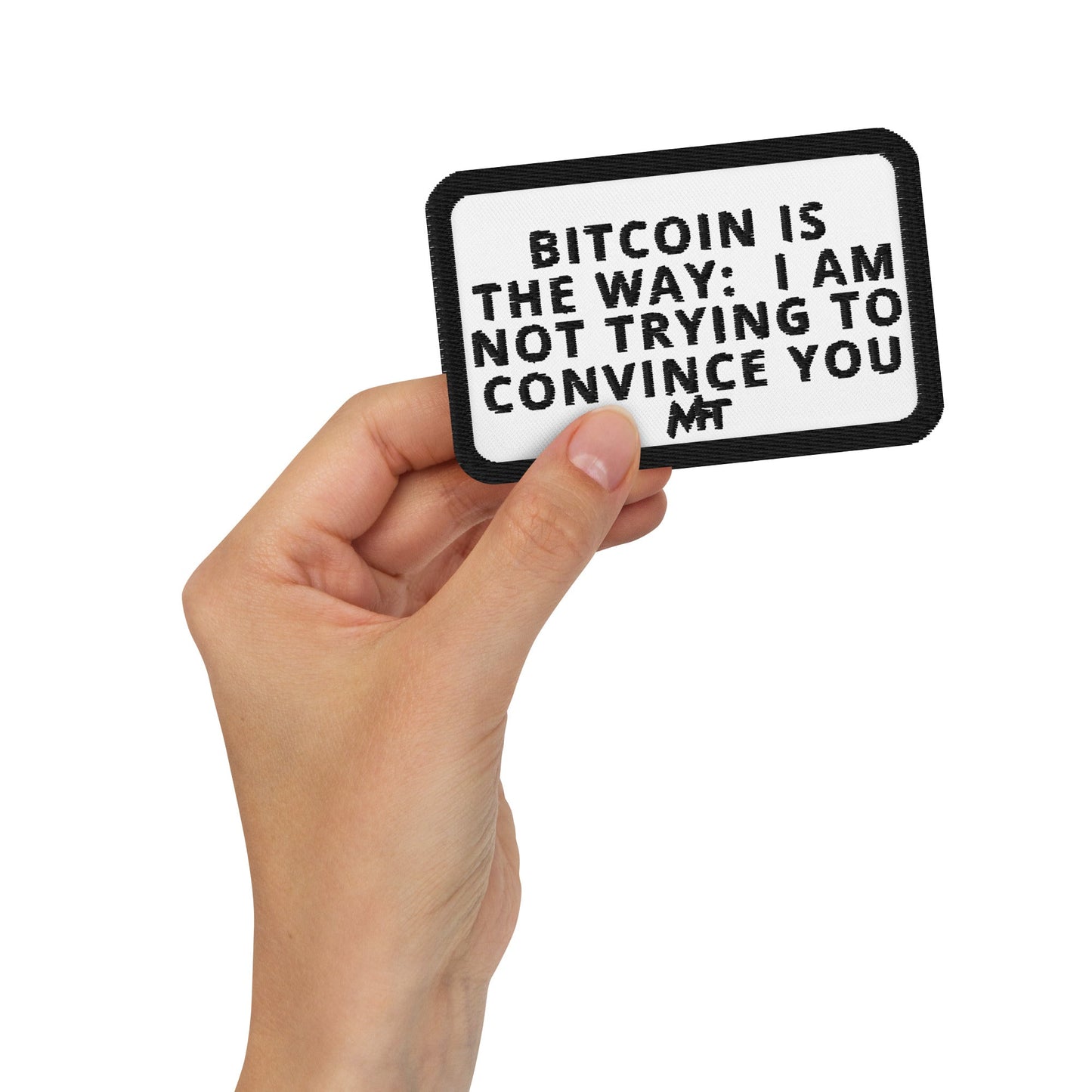 Bitcoin is the Way - Embroidered patches by DarkByteGear