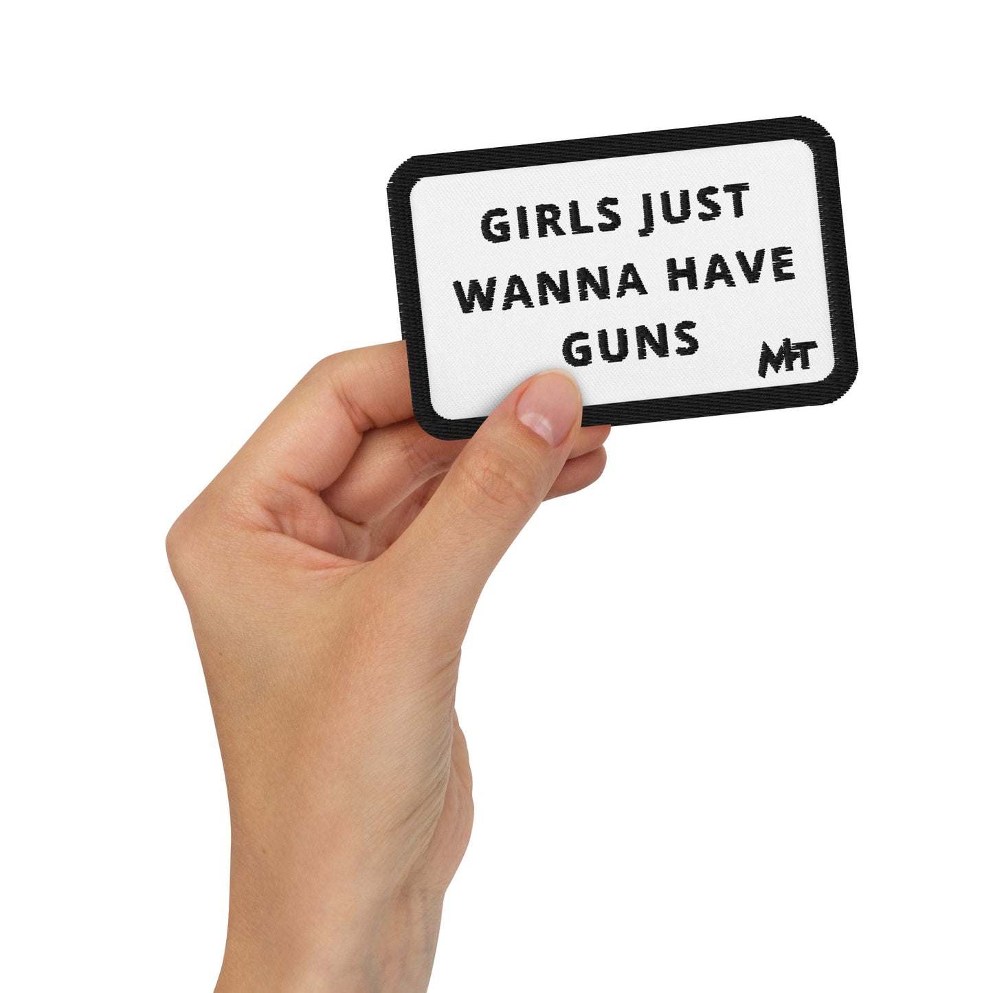 Girls just wanna have guns - Embroidered patches by DarkByteGear