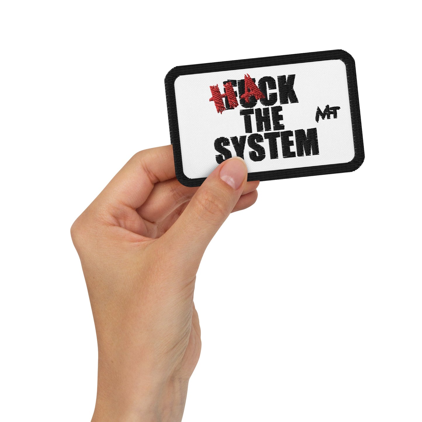Hack the System - Embroidered patches by DarkByteGear