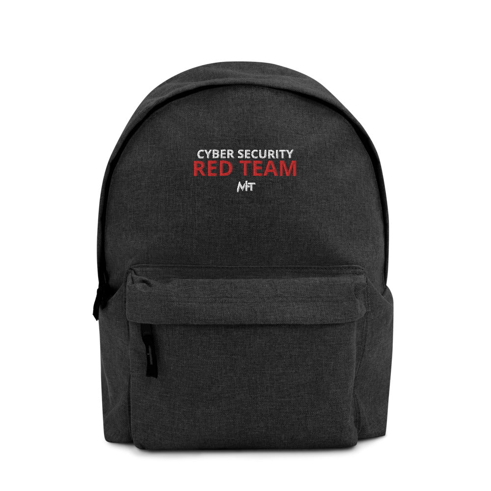 Cyber Security Red Team - Embroidered Backpack (dark) by DarkByteGear