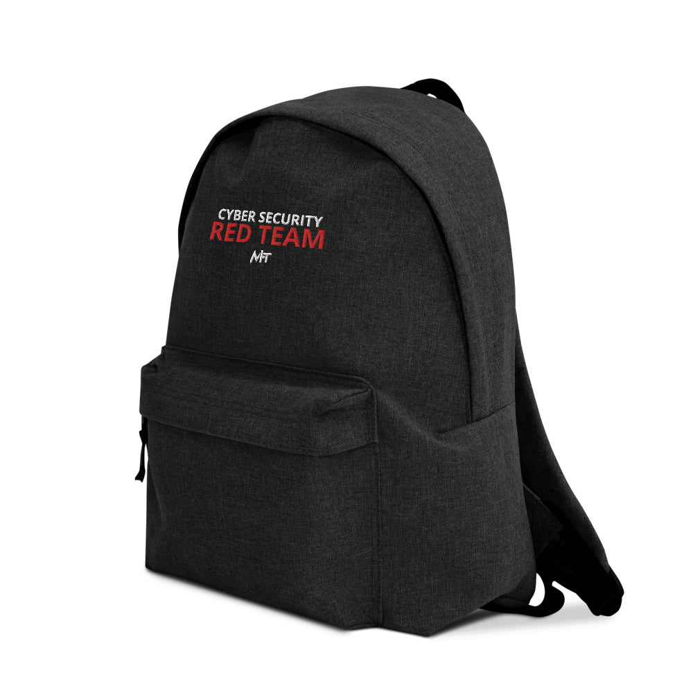 Cyber Security Red Team - Embroidered Backpack (dark) by DarkByteGear