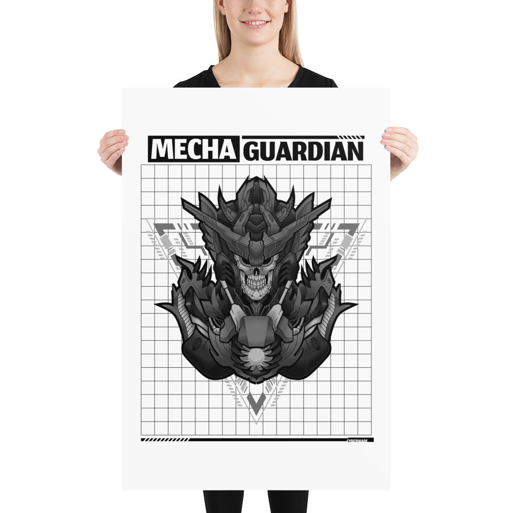 Mecha Guardian - Poster by DarkByteGear