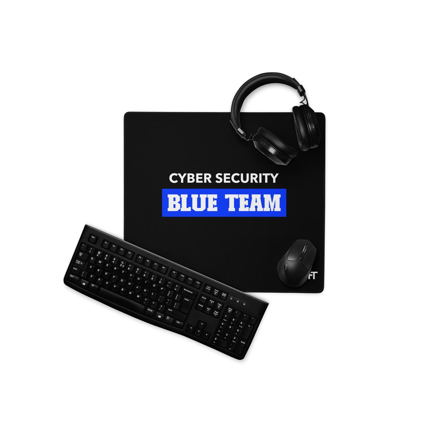 Cyber Security Blue Team V10 - Desk Mat by DarkByteGear