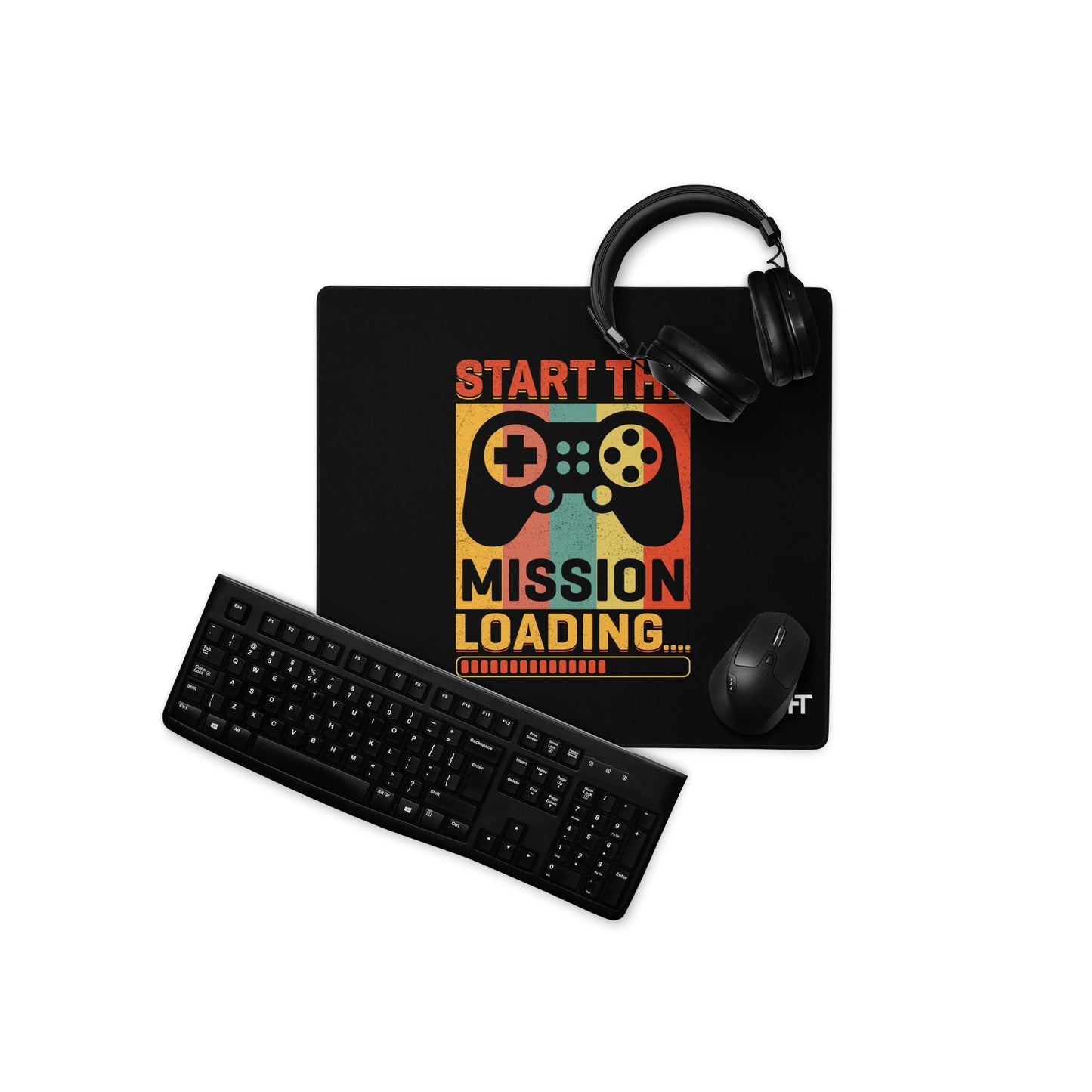 Start the Mission Loading - Desk Mat by DarkByteGear