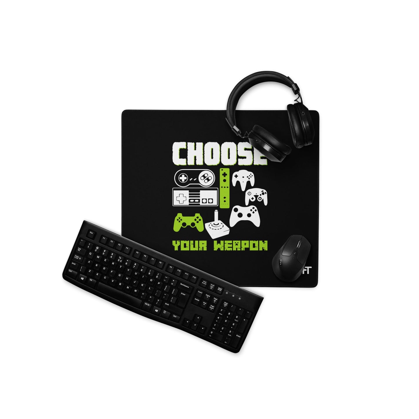 Choose Your Weapons - Desk Mat by DarkByteGear