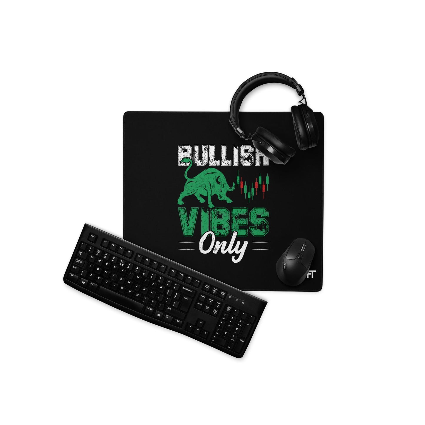 Bullish Vibes Only - Desk Mat by DarkByteGear