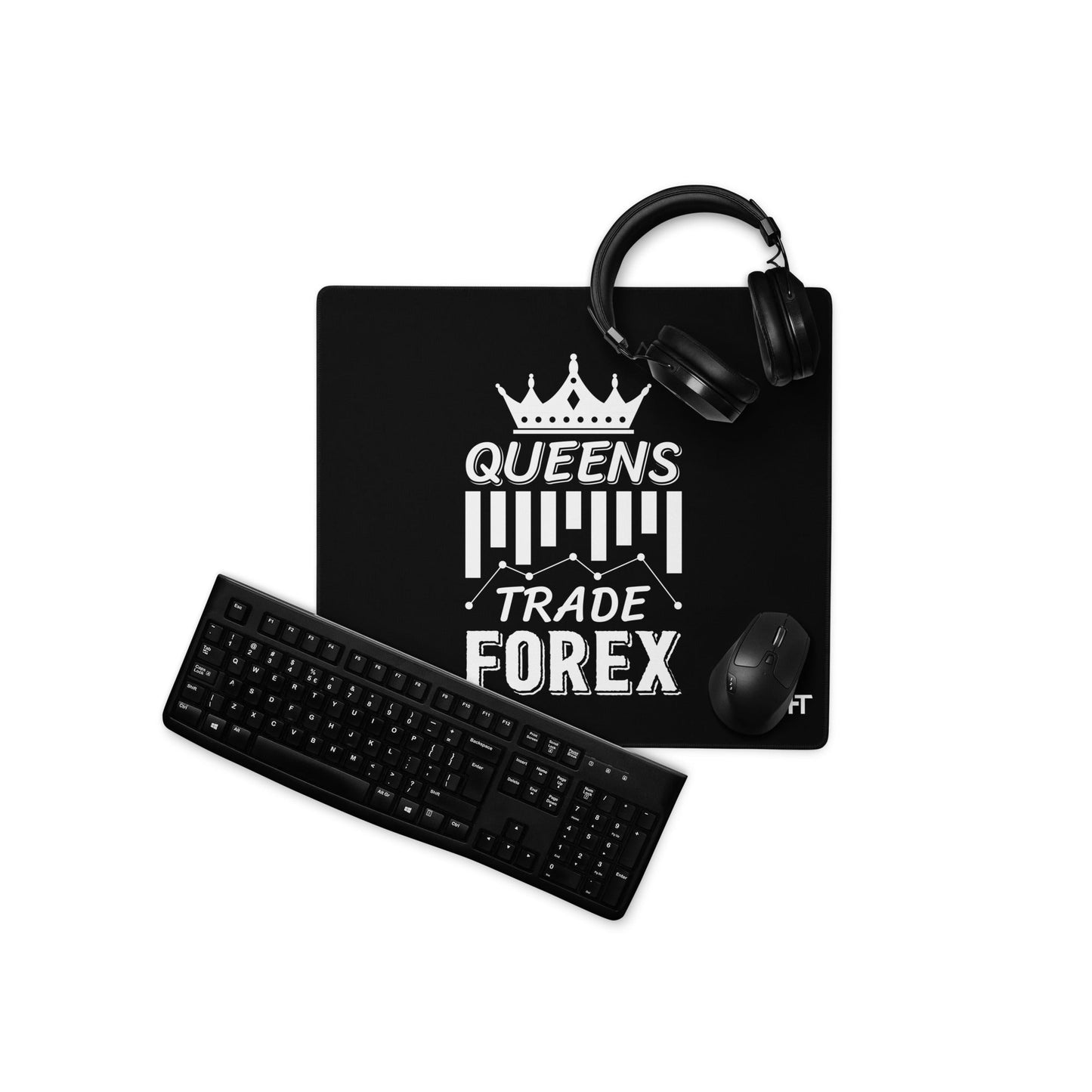 Queens Trade Forex - Desk Mat by DarkByteGear