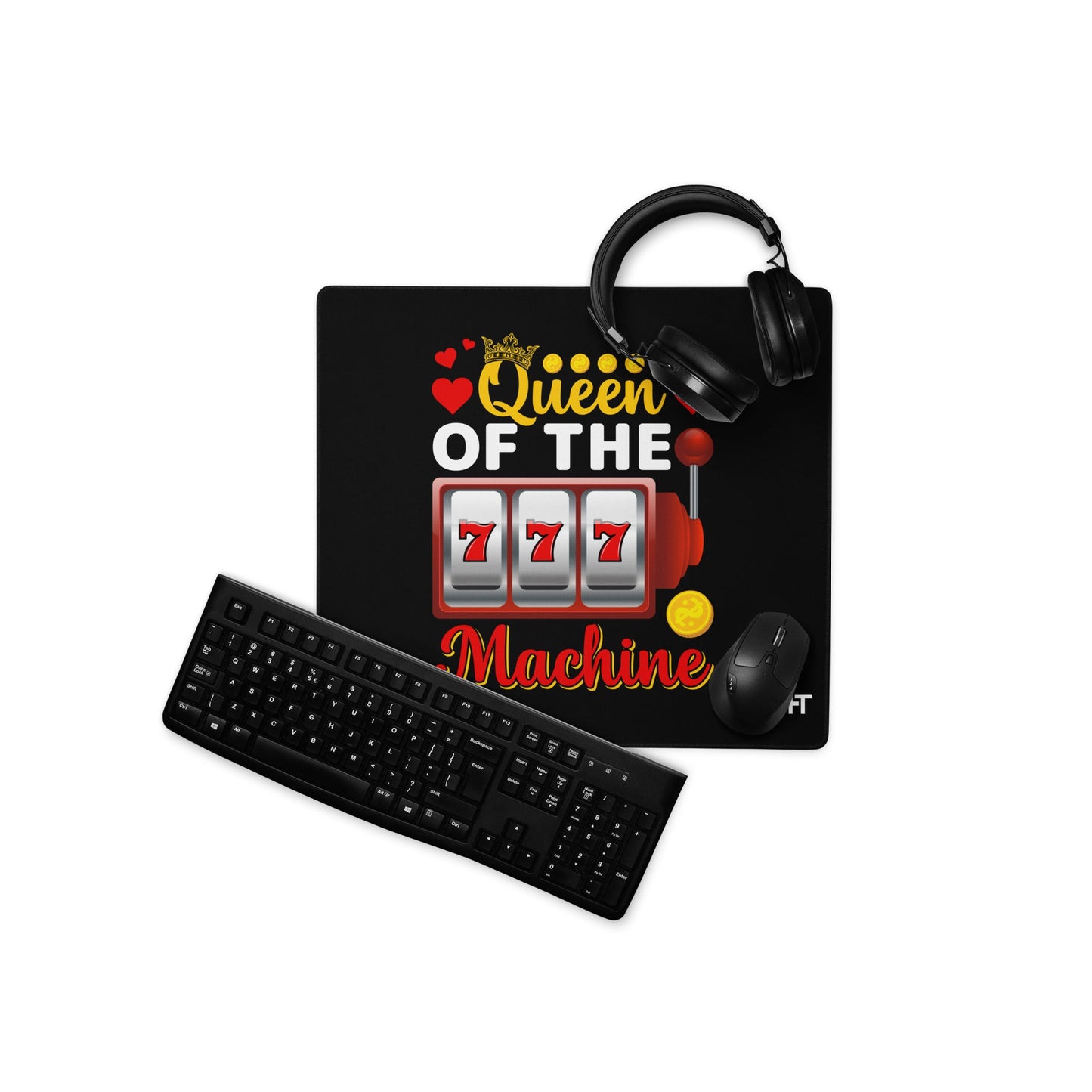 Queen of the Machine 777 - Desk Mat by DarkByteGear