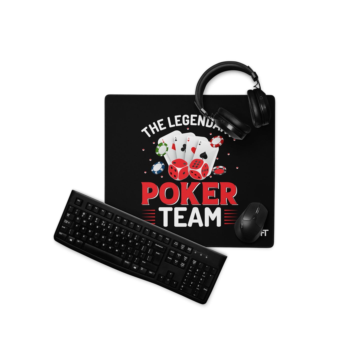 The Legendary Poker Team - Desk Mat by DarkByteGear
