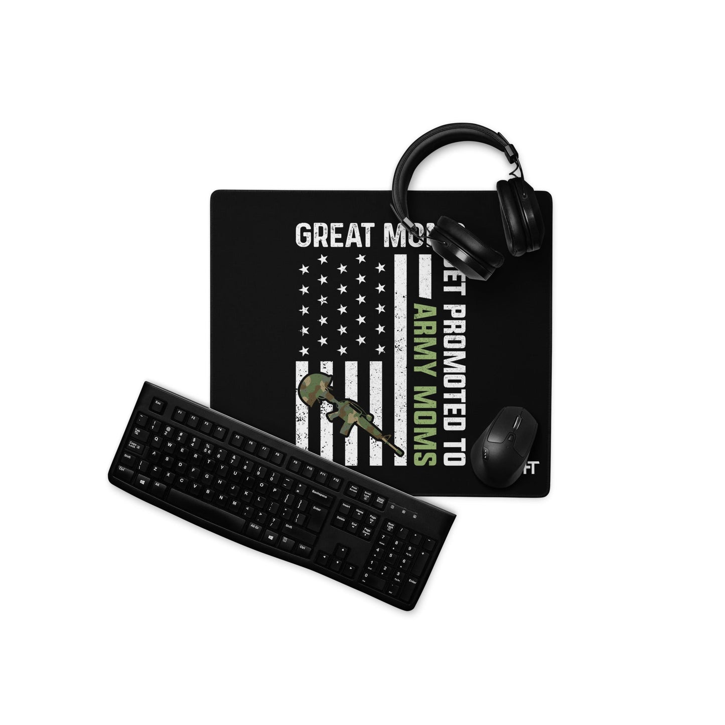 Army Moms, Great Moms promoted - Desk Mat by DarkByteGear