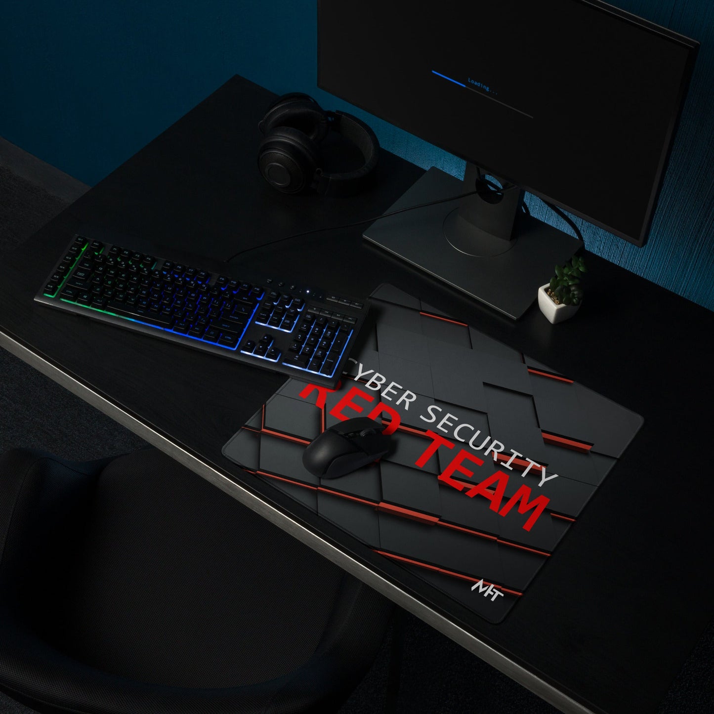 Cyber Security Red Team - Gaming mouse pad by DarkByteGear