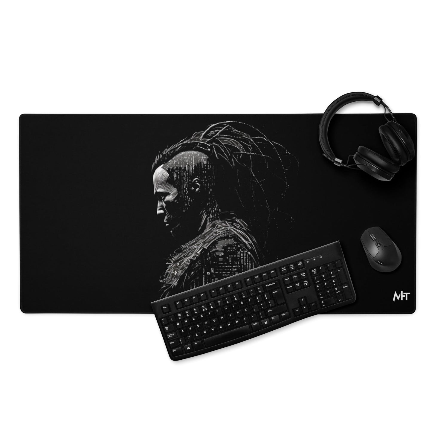Cyberware assassin v31 - Gaming mouse pad by DarkByteGear