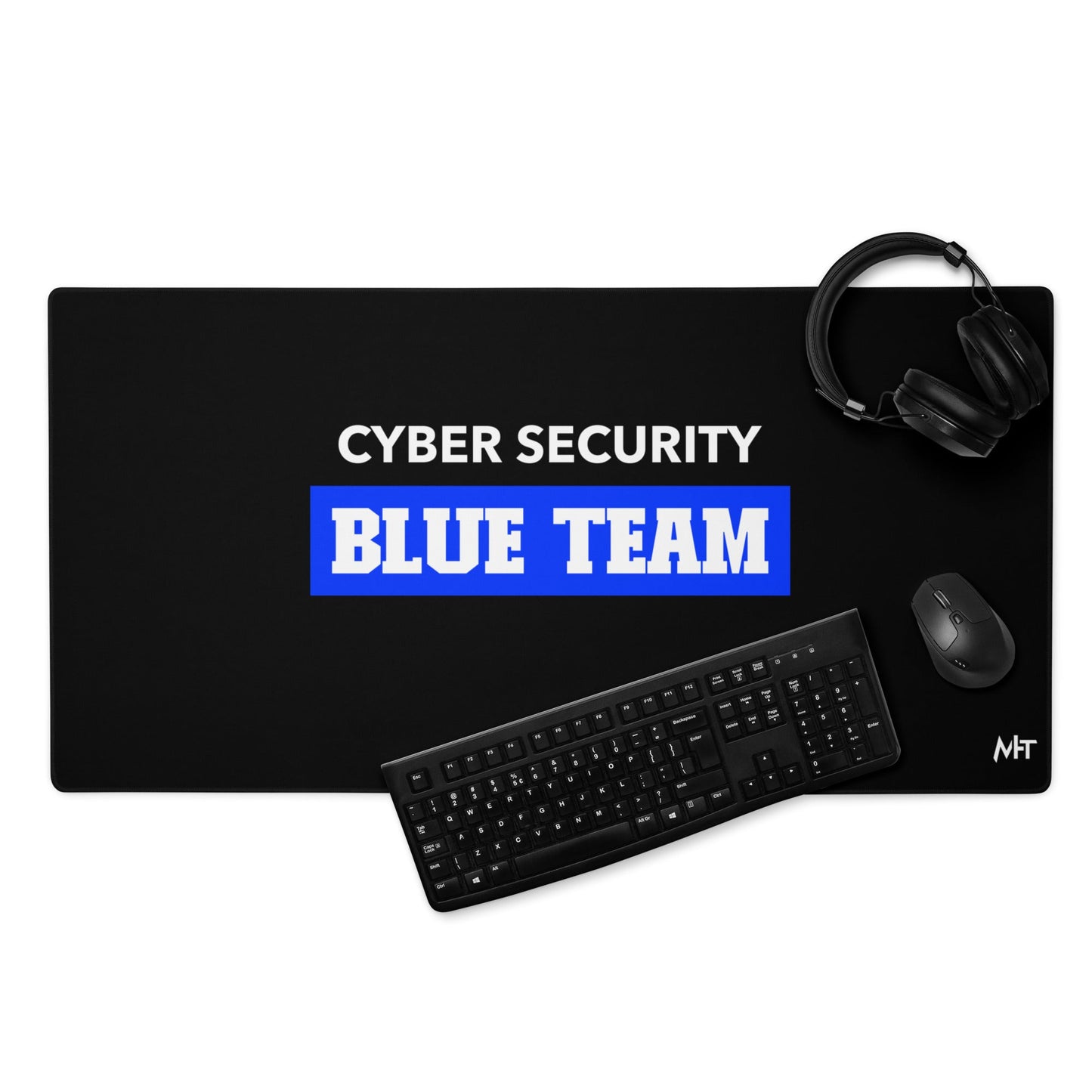 Cyber Security Blue Team V10 - Desk Mat by DarkByteGear