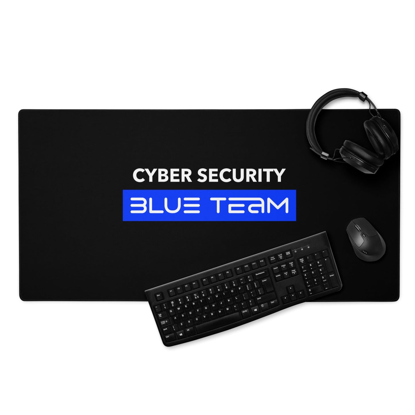 Cyber Security Blue Team V8 - Desk Mat by DarkByteGear