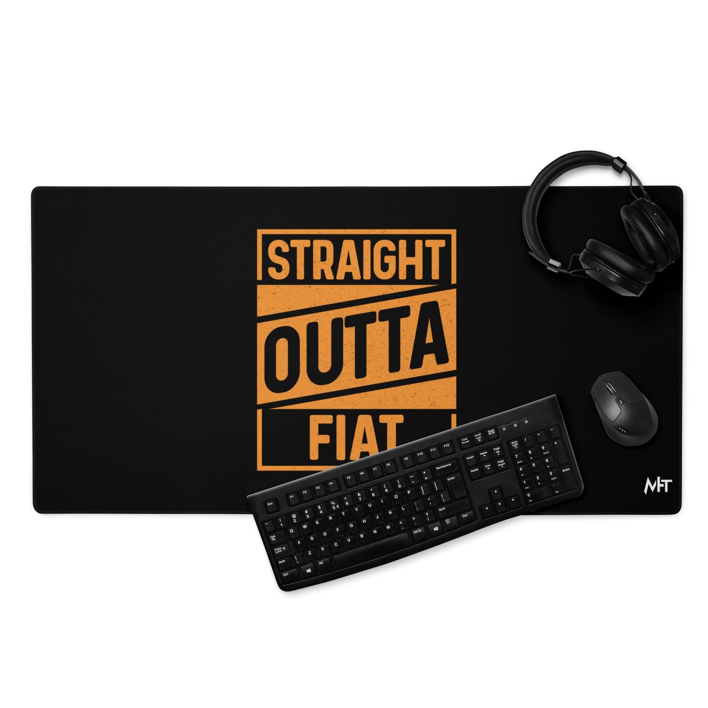 Straight Outta Fiat Desk Mat by DarkByteGear