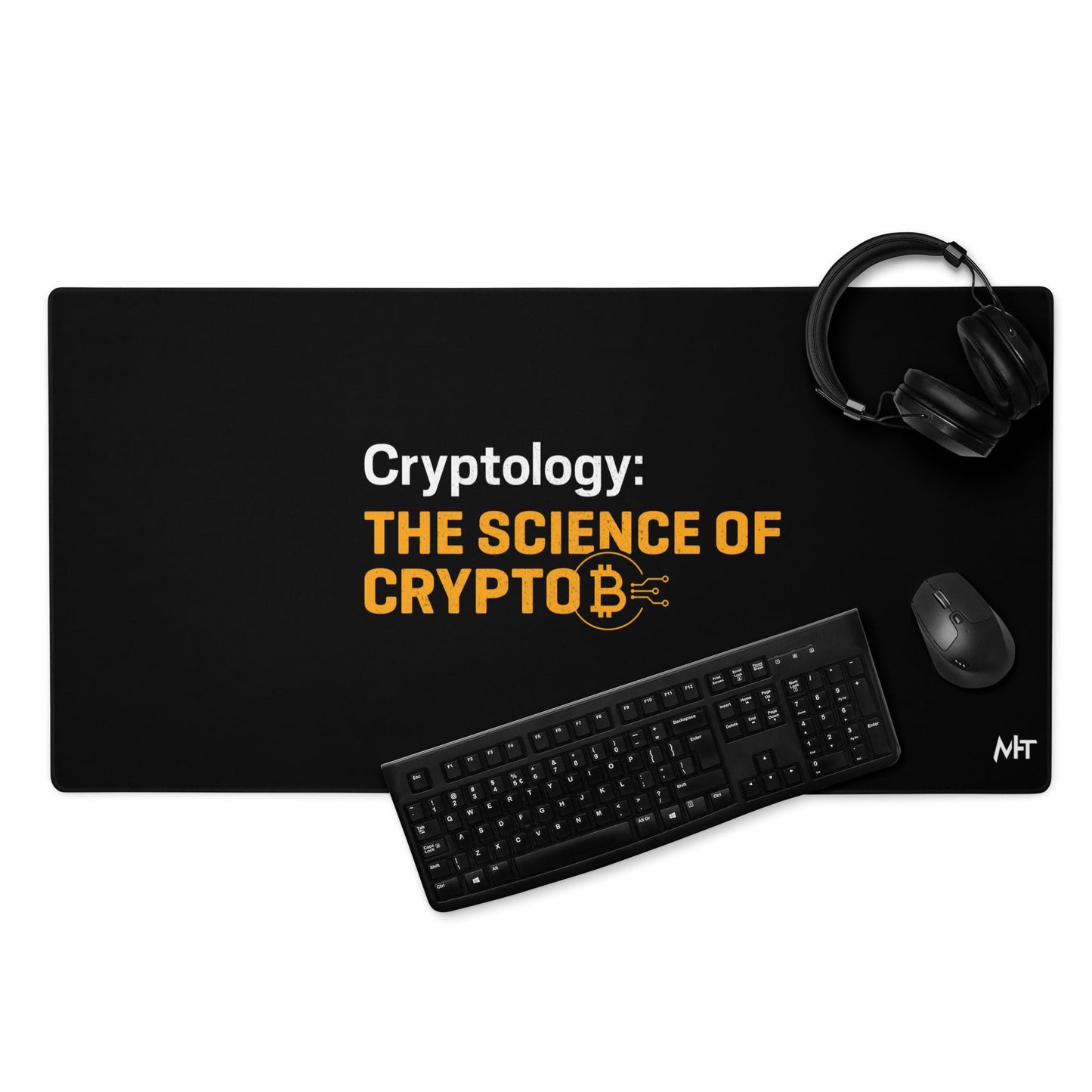 Cryptology: The Science of Crypto - Desk Mat by DarkByteGear