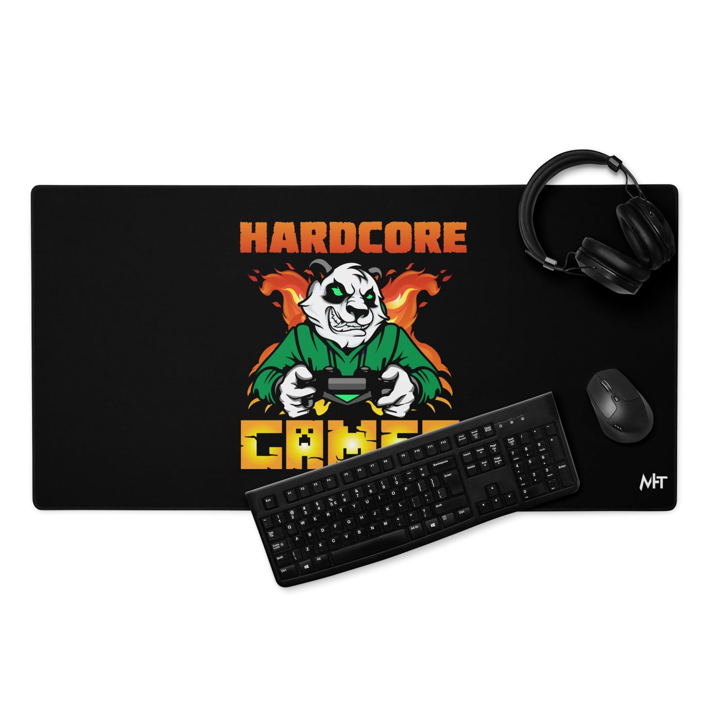 Hard Core Gamer Desk Mat by DarkByteGear