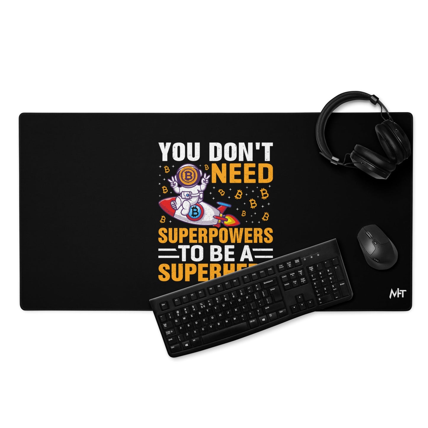 I am not a Player, I am a Gamer, Players get Chicks, I get Bullied at School - Desk Mat by DarkByteGear