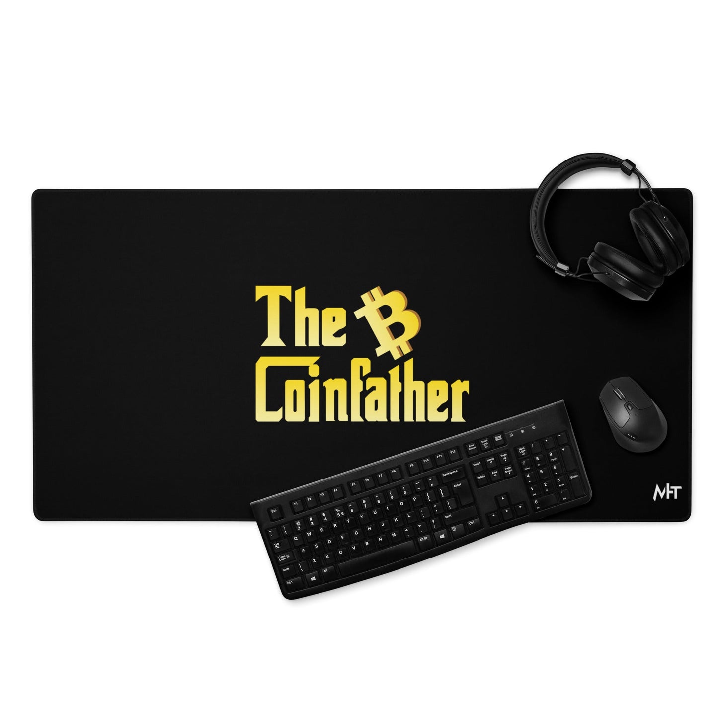 The Bitcoin Father - Desk Mat by DarkByteGear