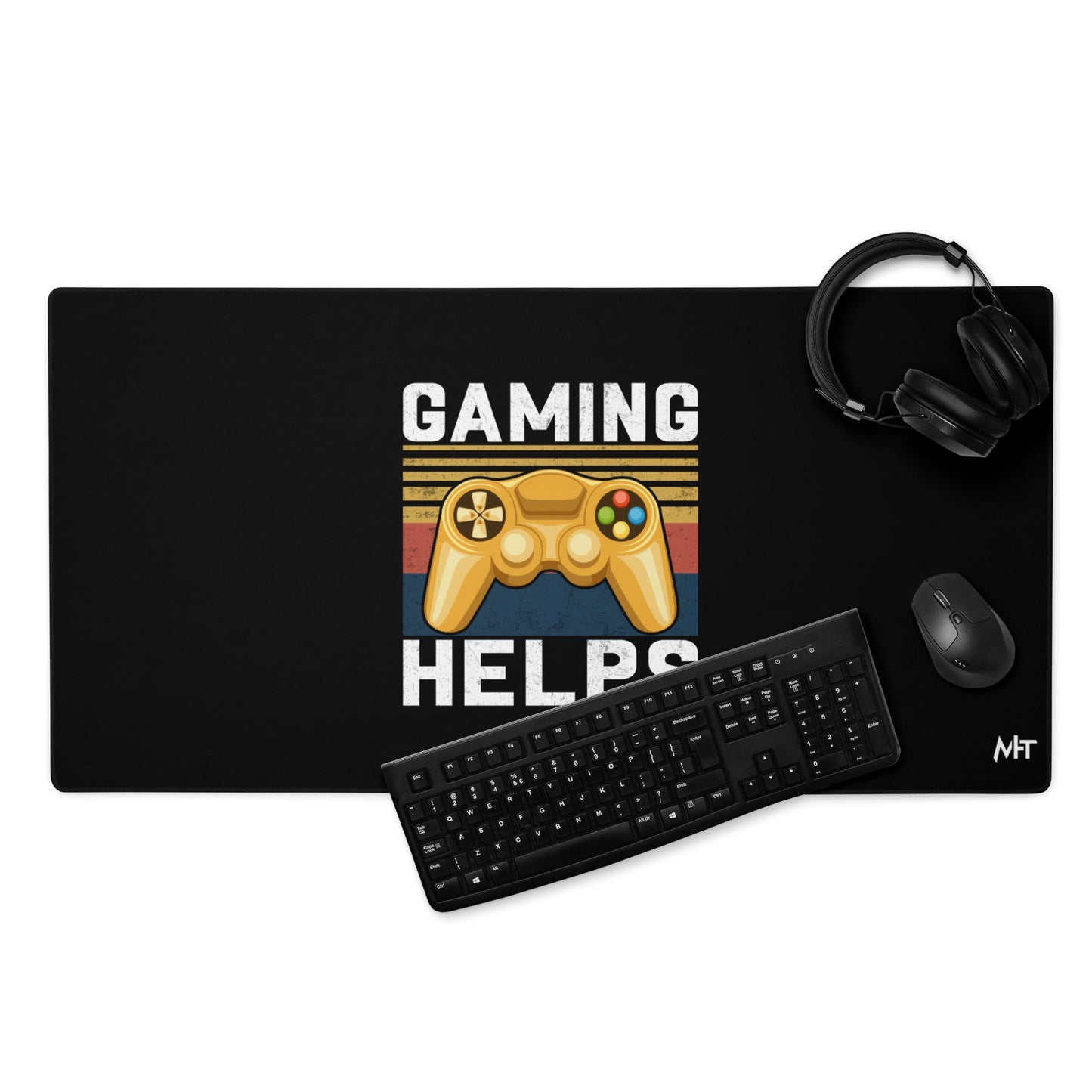 Gaming Helps - Desk Mat by DarkByteGear