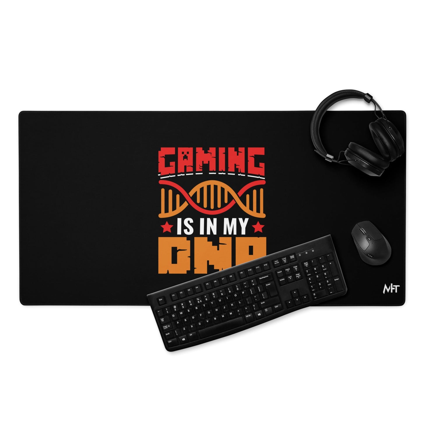 Gaming is in My DNA - Desk Mat by DarkByteGear