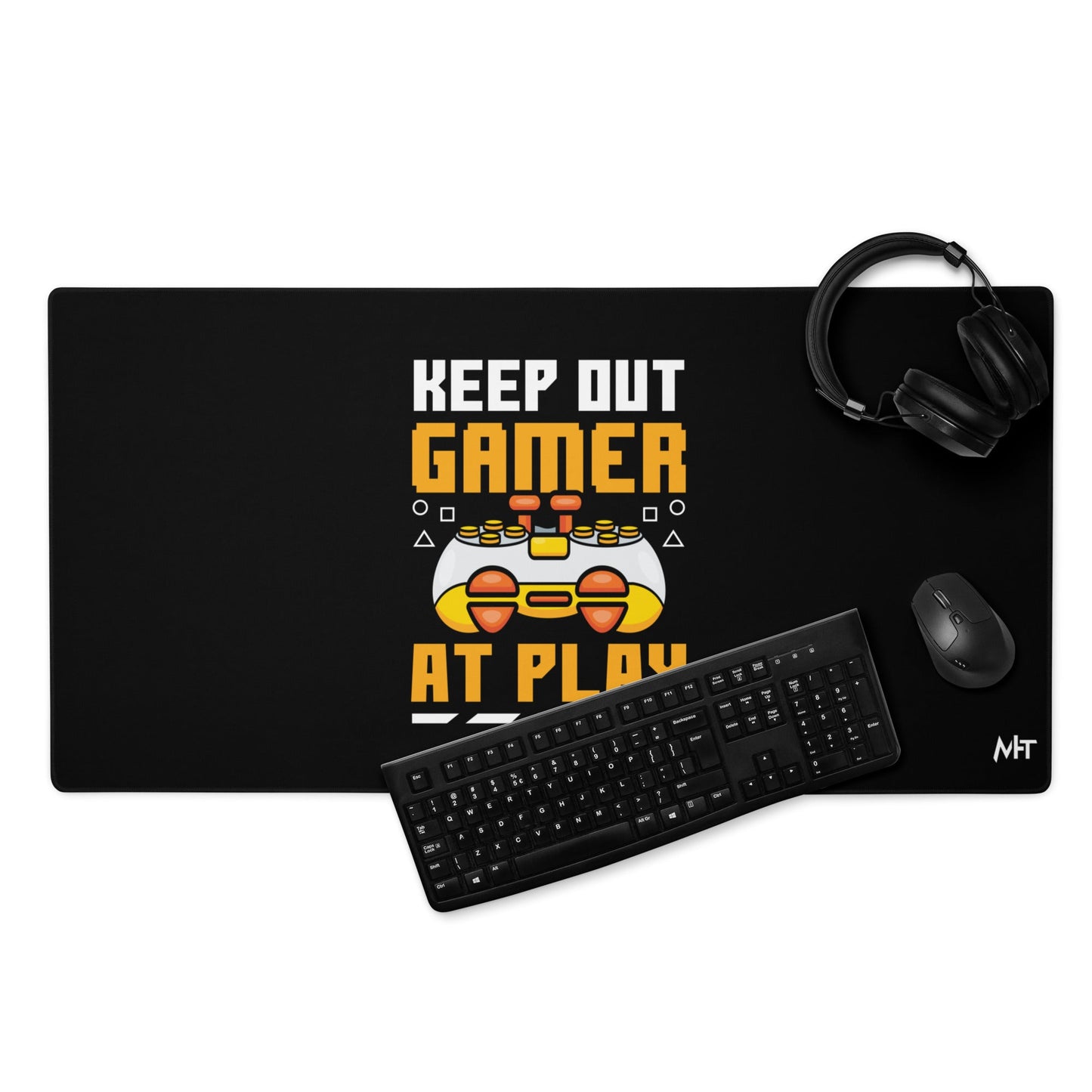 Keep Out Gamer At Play Rima 7 - Desk Mat by DarkByteGear