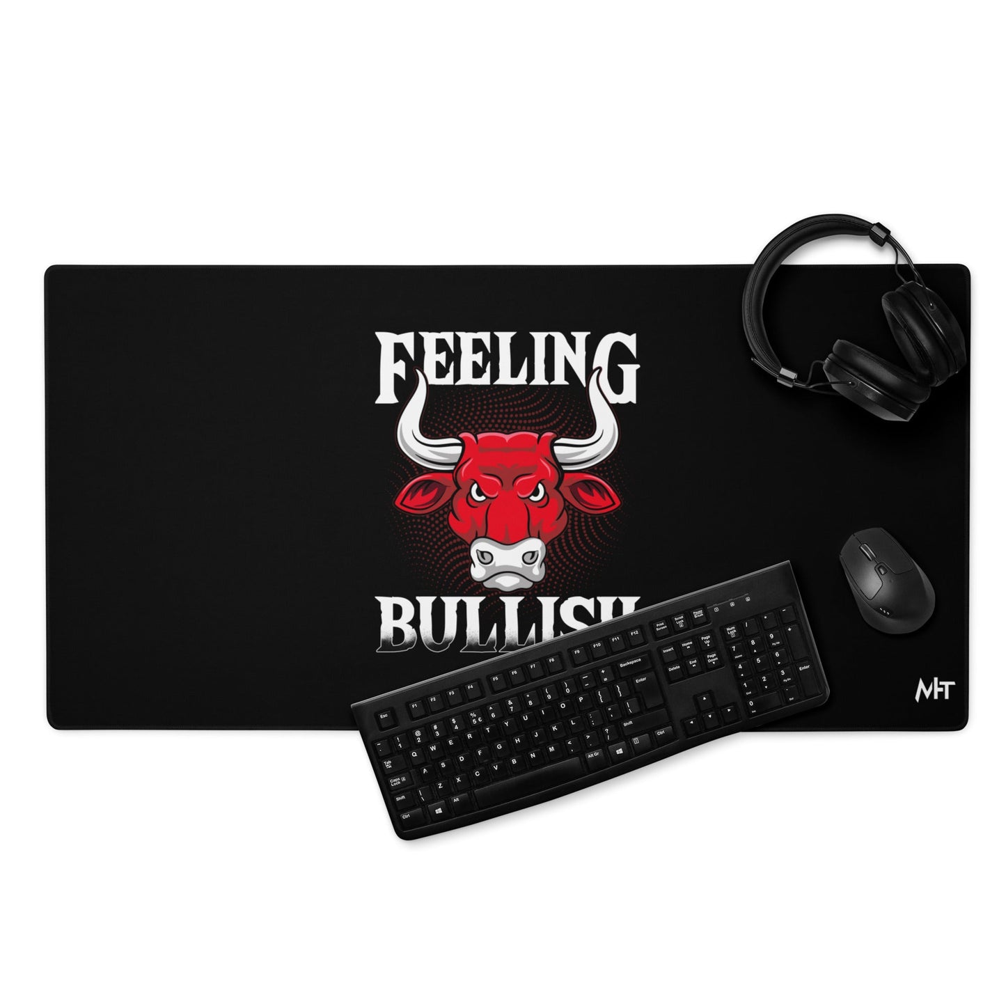Feeling Bullish - Desk Mat by DarkByteGear