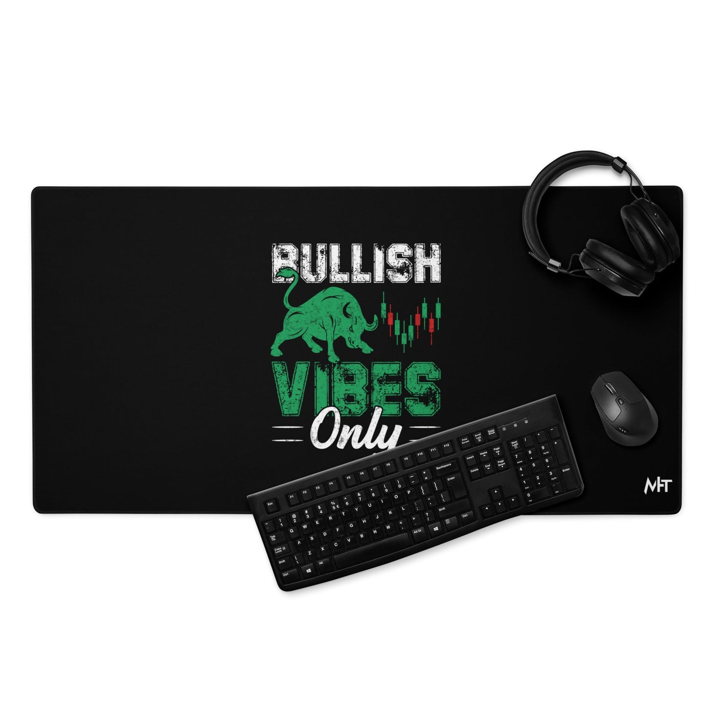 Bullish Vibes Only - Desk Mat by DarkByteGear