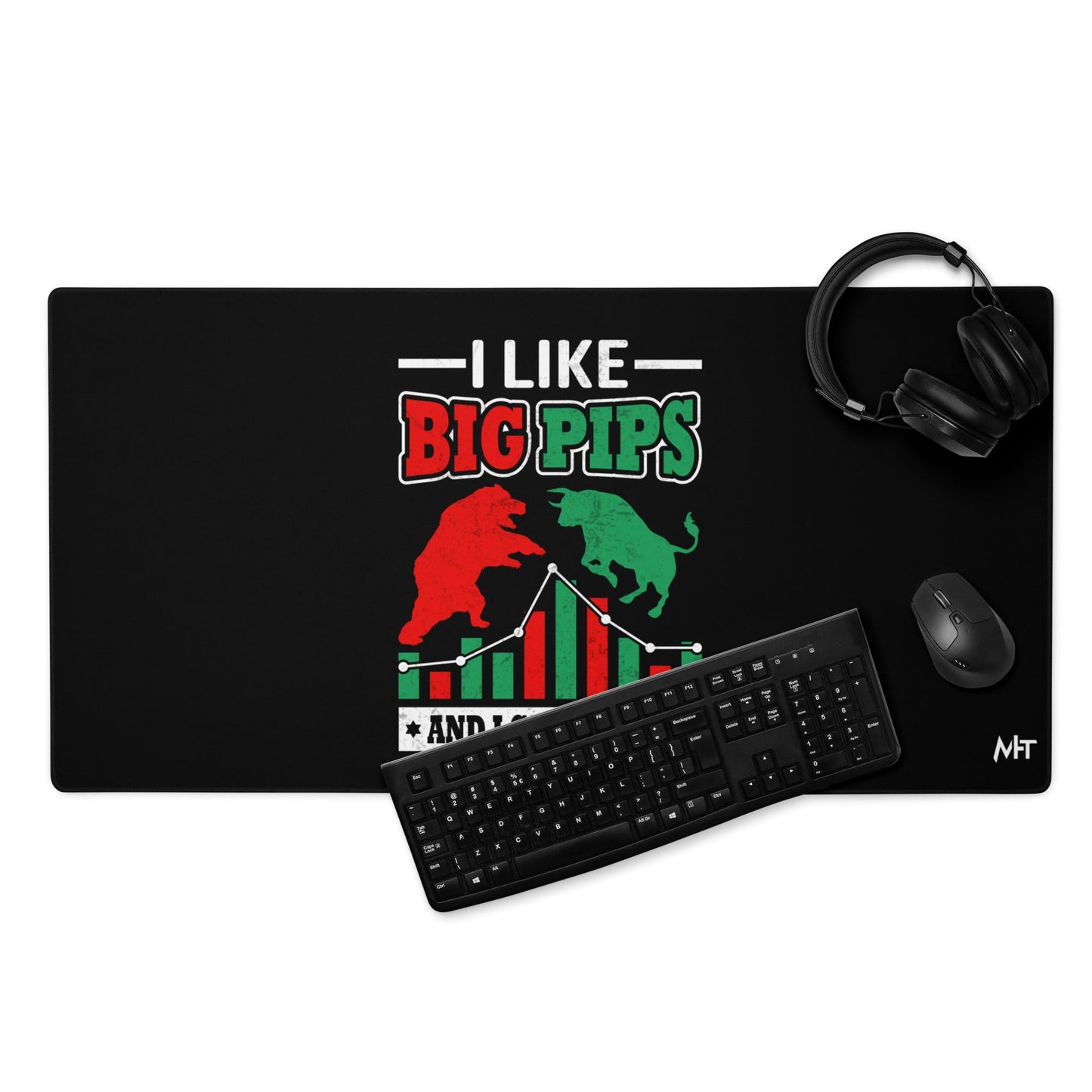 I Like Big Pips and I cannot Lie - Desk Mat by DarkByteGear