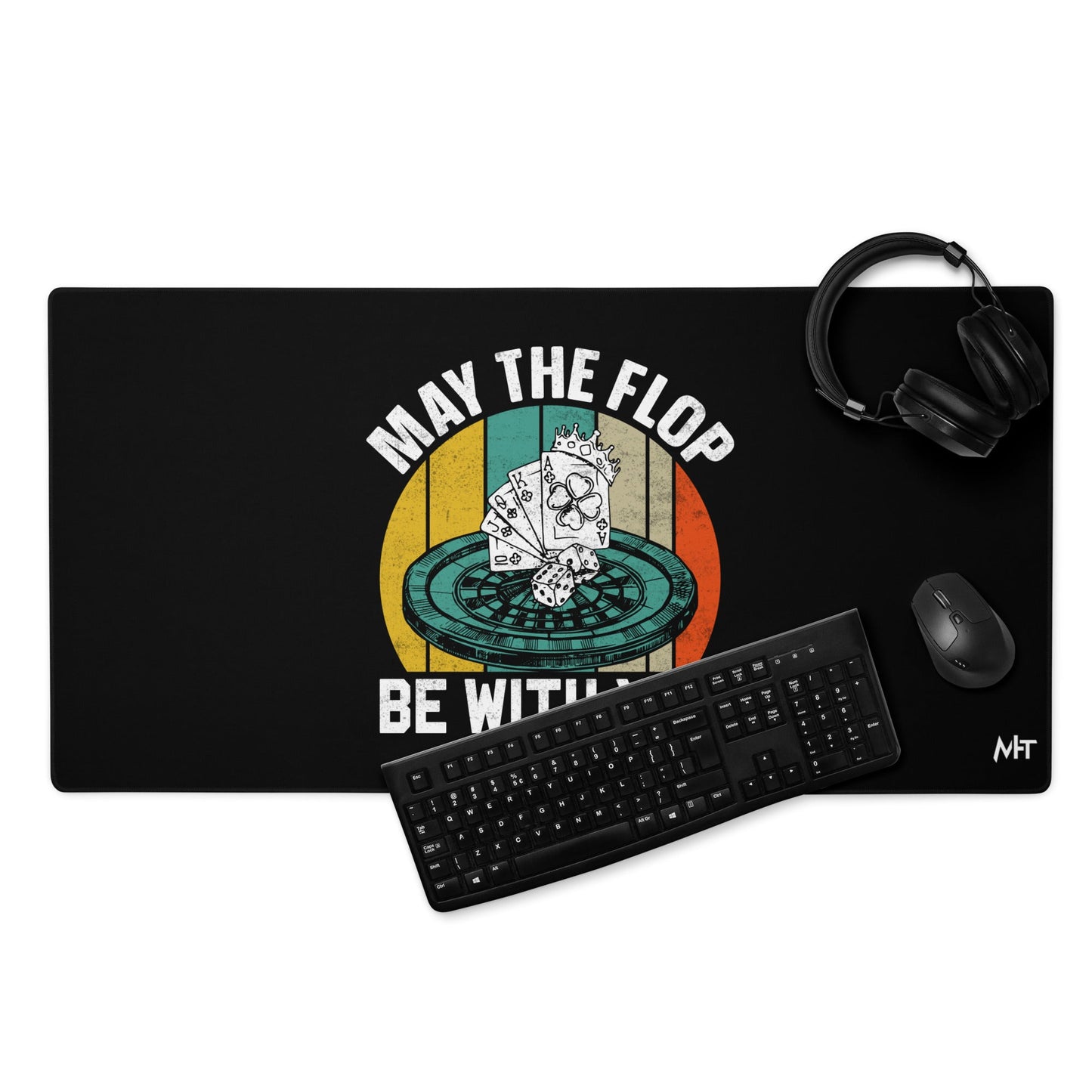 May the Flop be with you - Desk Mat by DarkByteGear