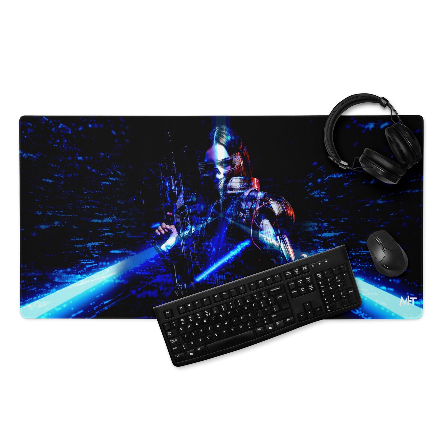 Cyberware Sentinel v1.0 - Desk Mat by DarkByteGear