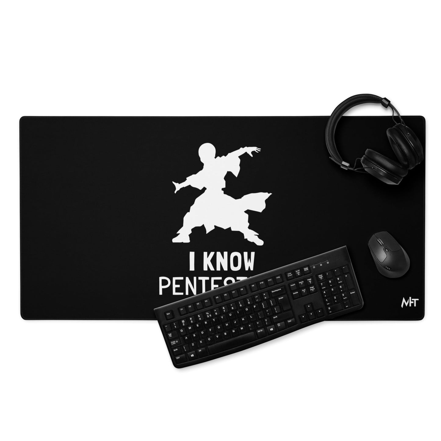 I Know Pentesting - Desk Mat by DarkByteGear
