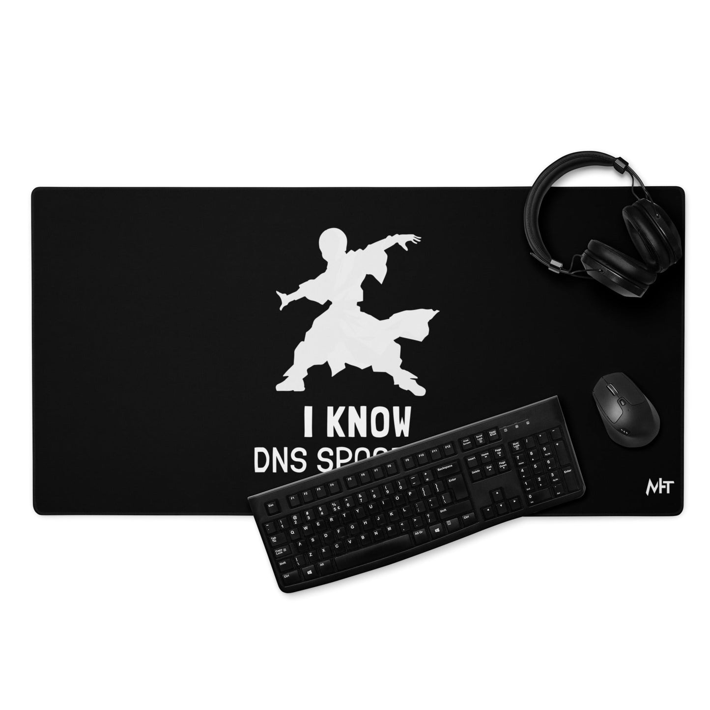 I Know DNS Spoofing - Desk Mat by DarkByteGear