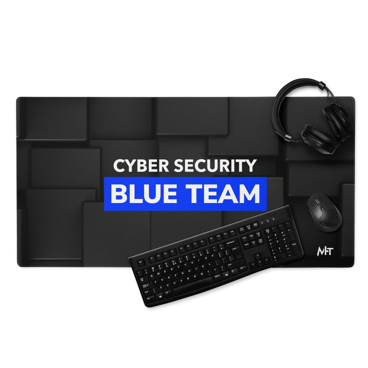 Cyber Security Blue team - Gaming mouse pad by DarkByteGear