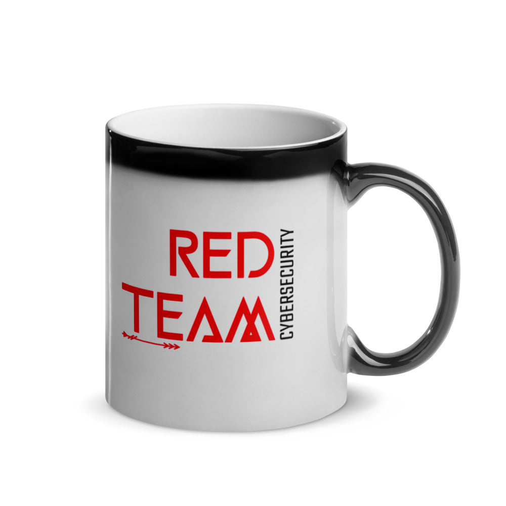 Cyber Security Red Team v4 - Glossy Magic Mug by DarkByteGear