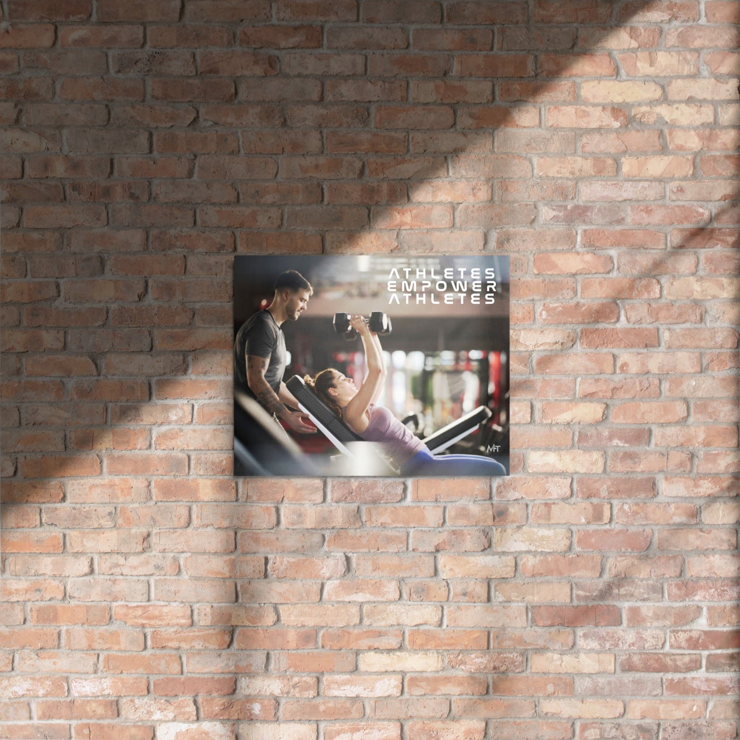 Athletes Empower Athletes - Metal prints by DarkByteGear