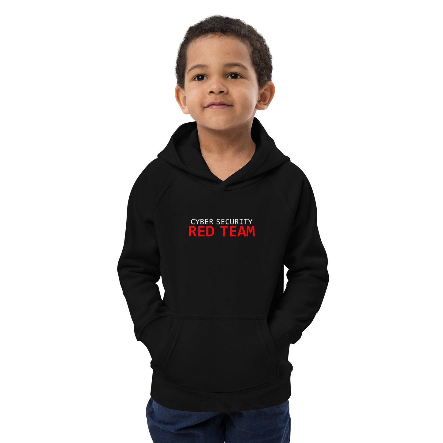 Cyber Security Red Team - Junior - Kids eco hoodie by DarkByteGear