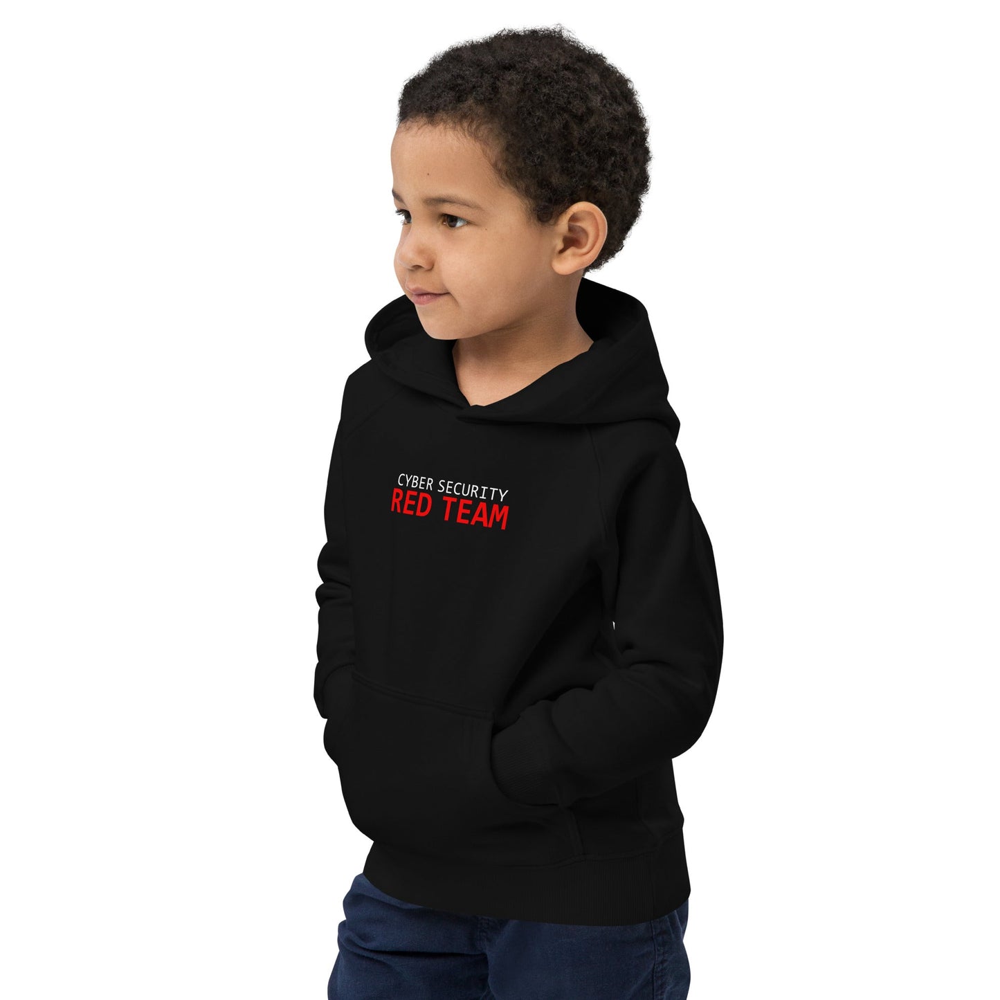 Cyber Security Red Team - Junior - Kids eco hoodie by DarkByteGear