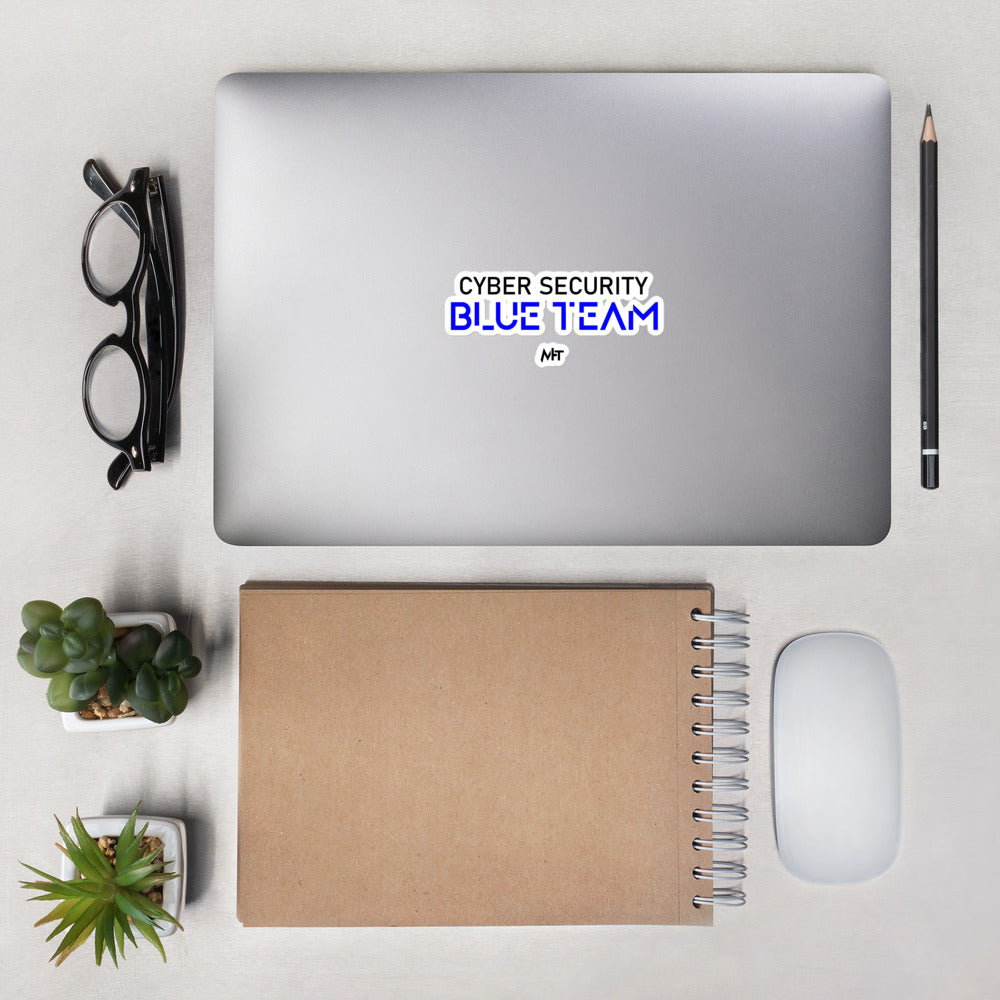 Cybersecurity Blue Team v4 - Bubble-free stickers by DarkByteGear