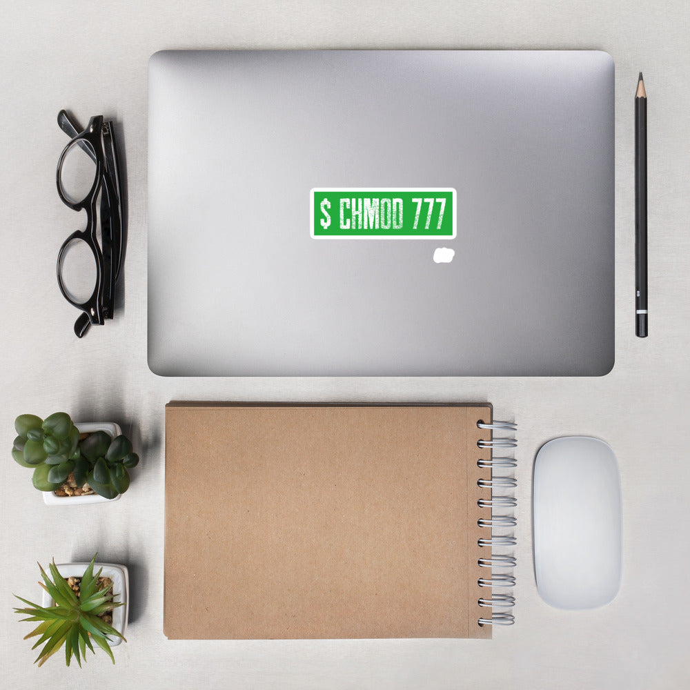 Chmod 777 - Bubble-free stickers by DarkByteGear