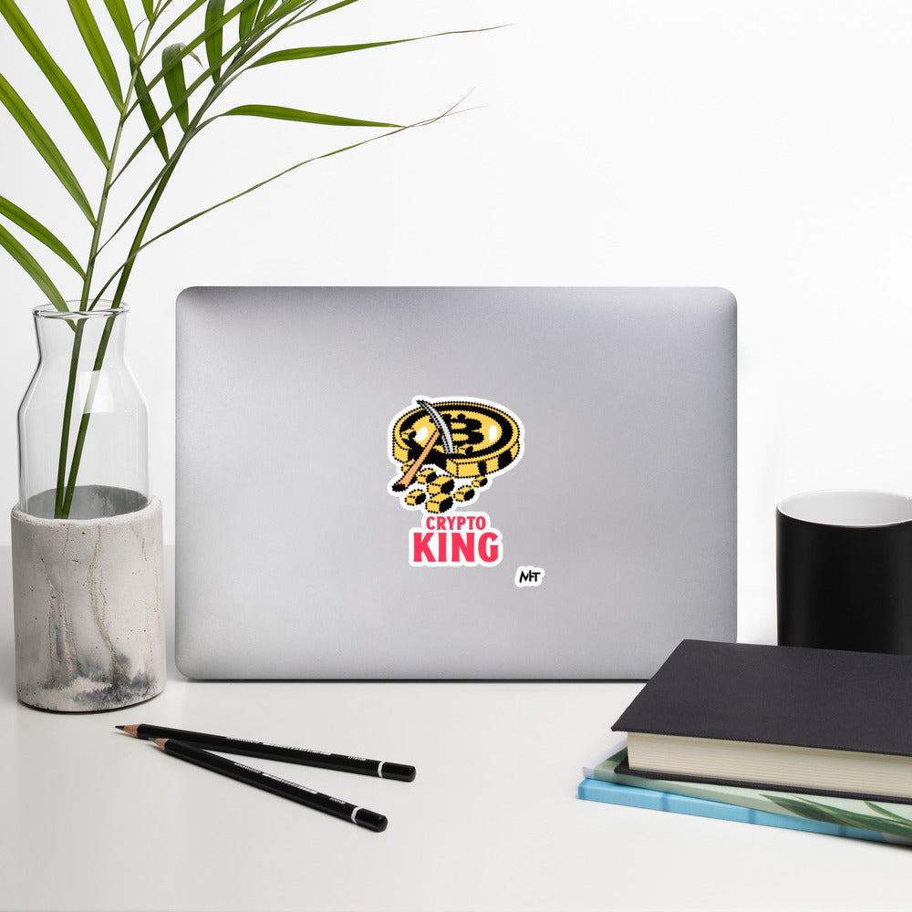 Crypto King - Bubble-free stickers by DarkByteGear