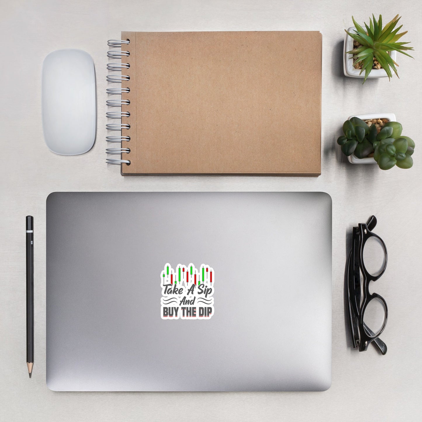 Take a Sip and Buy the Dip - Bubble-free stickers by DarkByteGear