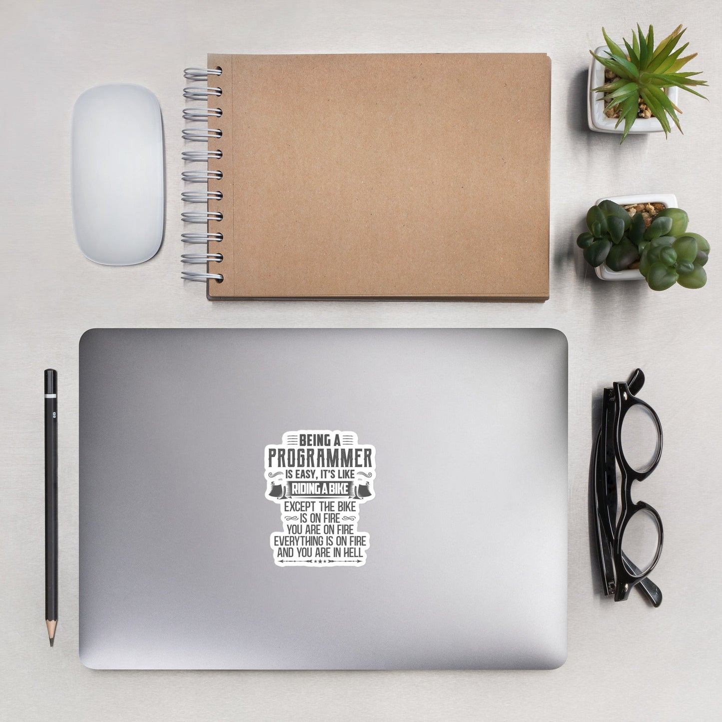 Being a Programmer is easy - Bubble-free stickers by DarkByteGear