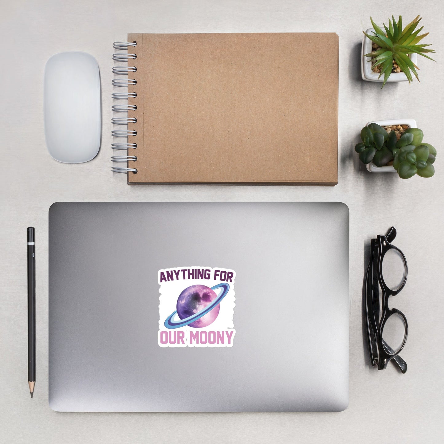 Anything for our Moony - Bubble-free stickers by DarkByteGear